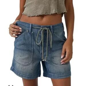 Free People/ We The Free Second Chances Pull On Low Slung Short